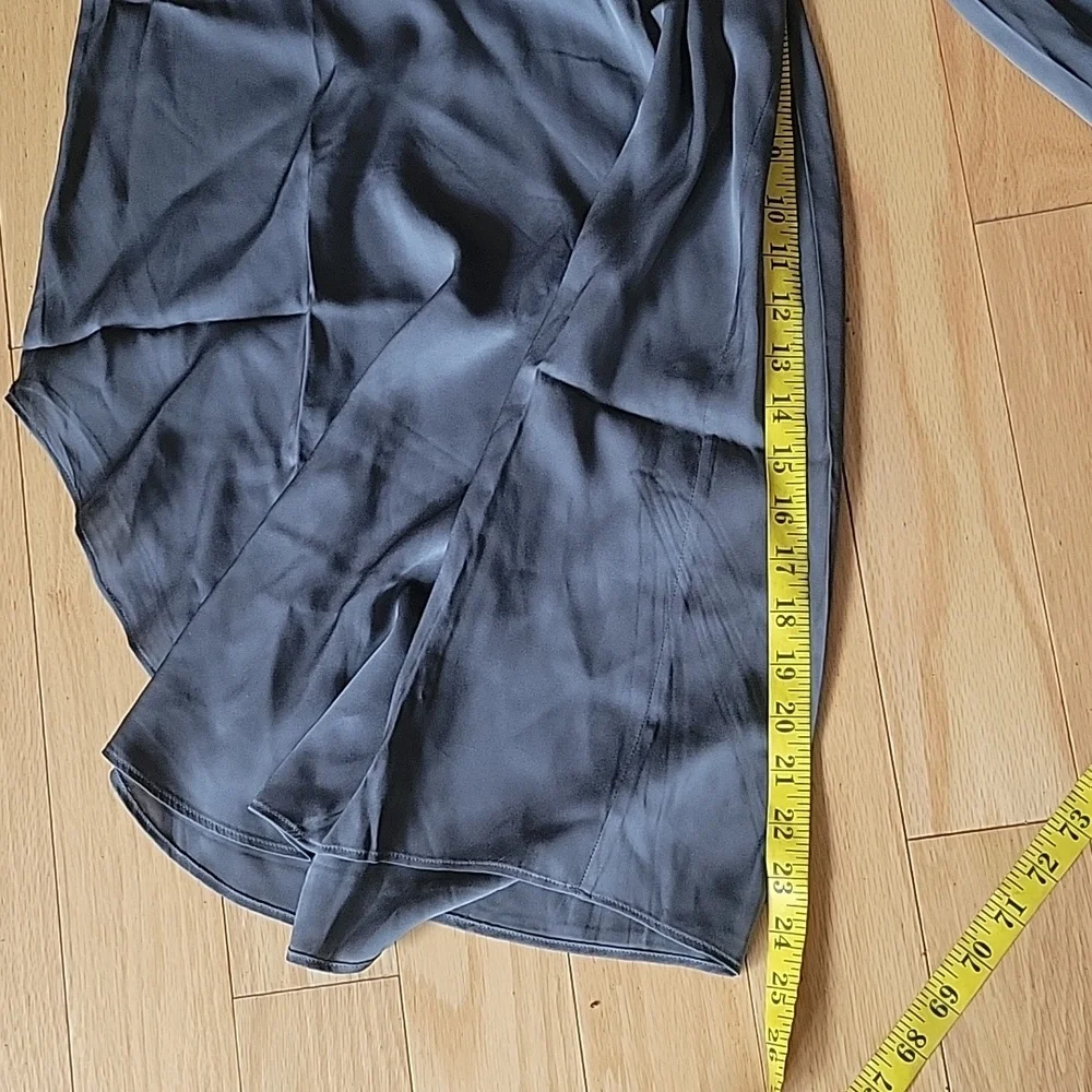 Quince Washable Stretch Silk Palazzo Pants In Lava Smoke - Picture 15 of 15